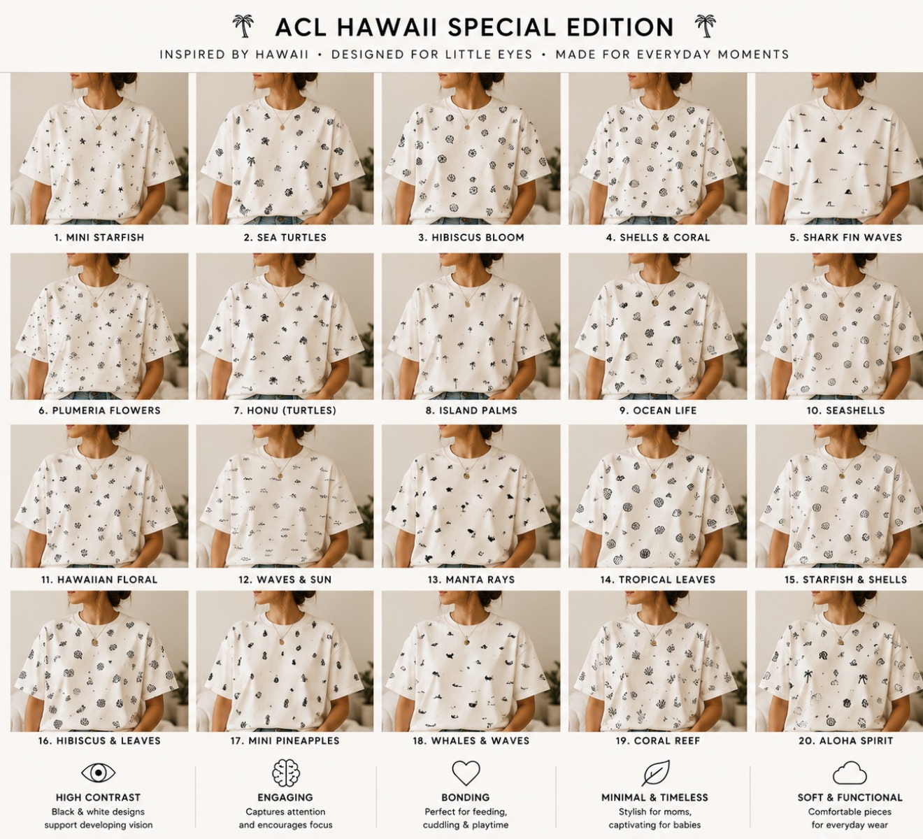 20 ACL Hawaii Special Edition all-over patterns
